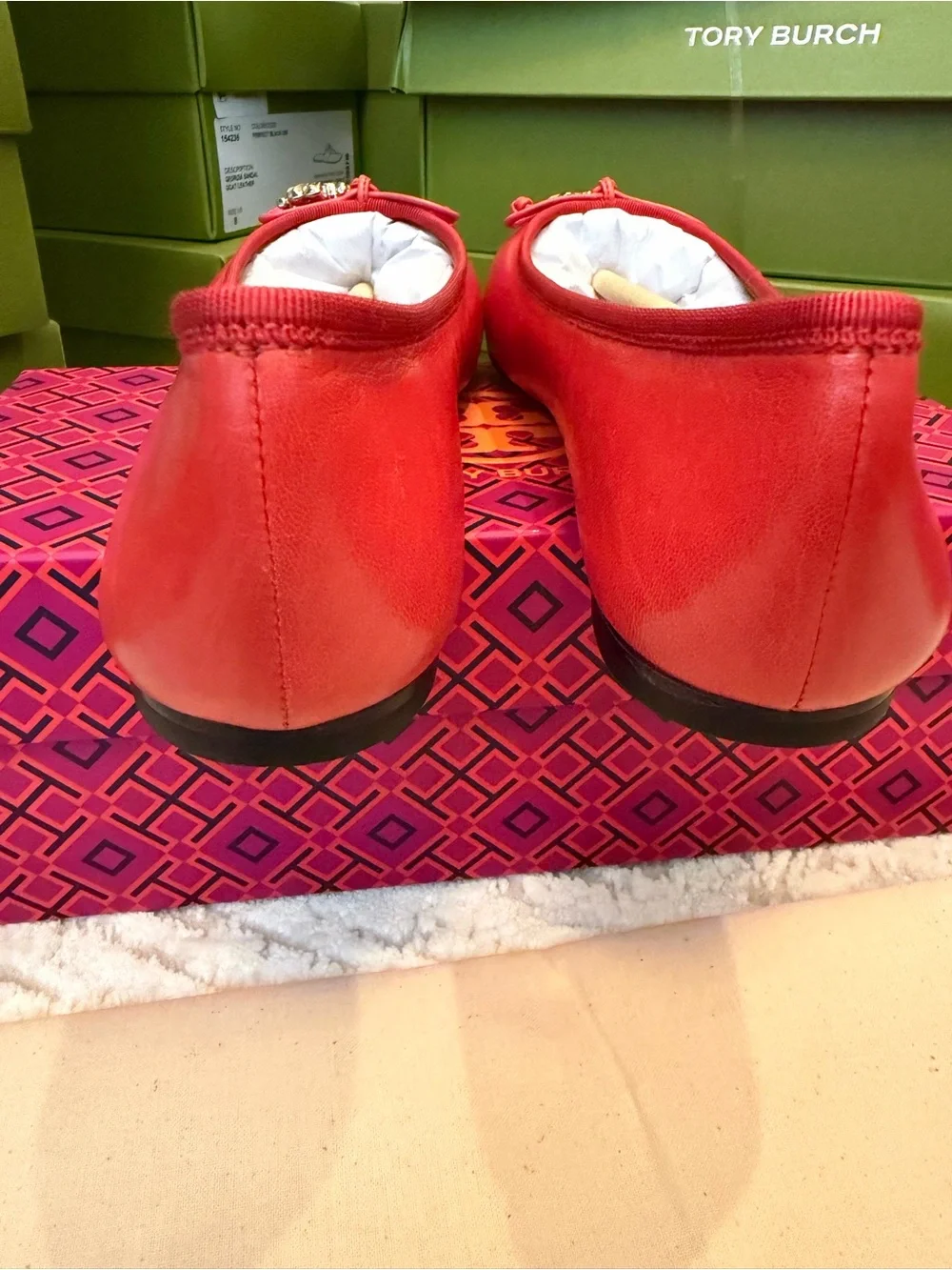 Tory Burch Ballet Flats with Tory Charm